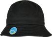 Flexfit Urban Classics Eco Washing Flexfit Notop Tennis Hat Bucket Hat / Vissershoed - Zwart
