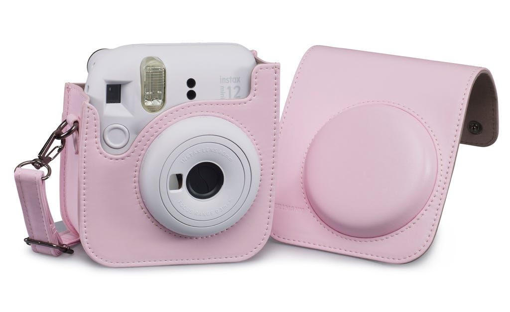 Cullmann RIO Fit 120 - Roze - Camerahoes voor Fujifilm Instax Mini 12