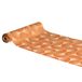 Chaks Tafelloper op rol - ginkgo print - terracotta - 28 x 300 cm - polyester