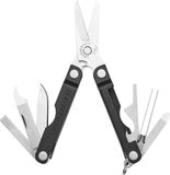 Leatherman Micra - Roestvrijstalen multitool met schaar en 9 gereedschappen - Jet Black