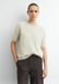 Comma - Dames Trui met lange mouwen van 100% wol - Beige - Maat XS
