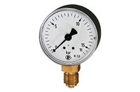 RIEGLER 101770-110.36 Standaard manometer, plaatstaal, G 1/8 onder, 0-16,0 bar, Ø 40, 1 stuk
