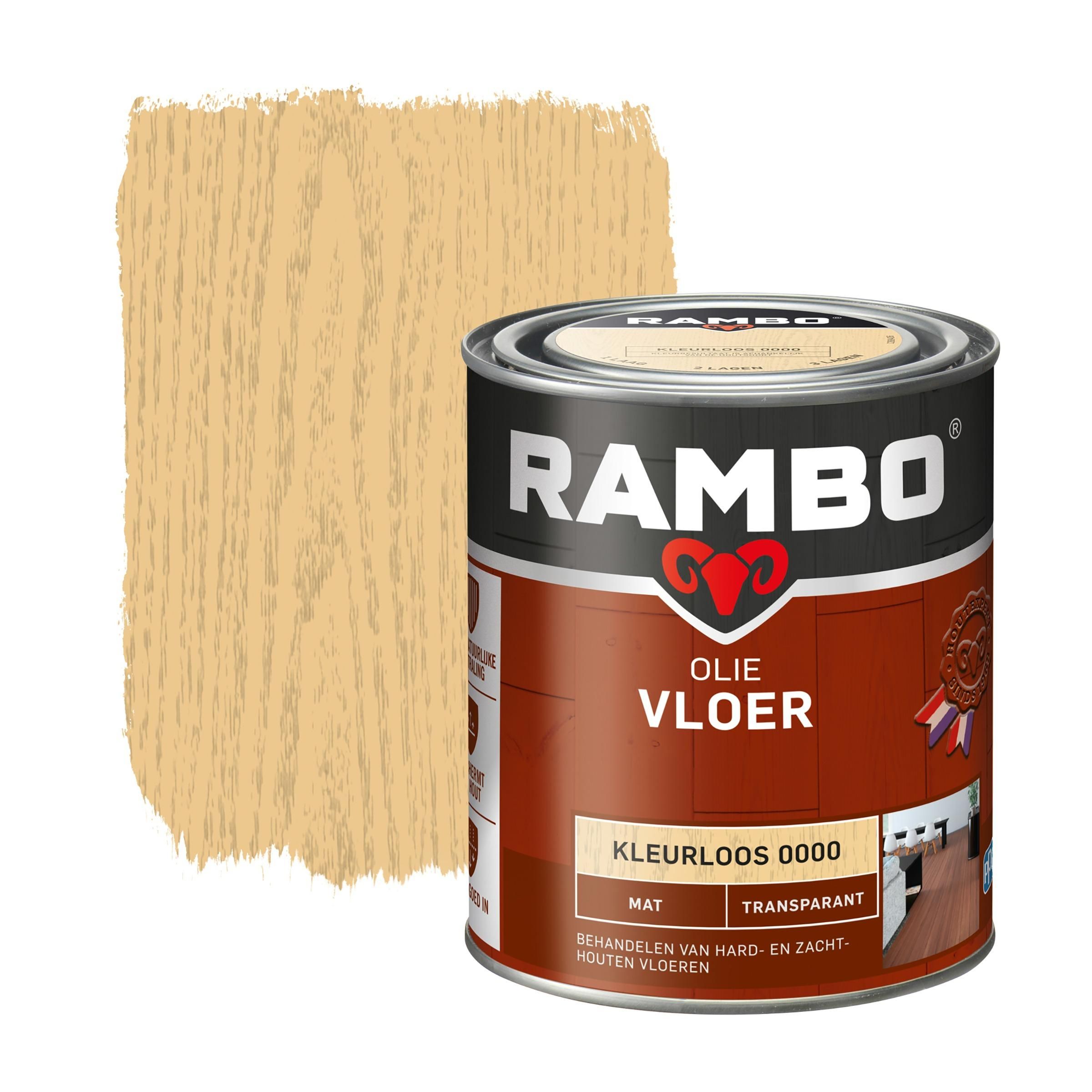Rambo Vloer olie tr mat kleurloos 750 ml