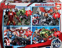 Educa - Avengers 4-in-1 Puzzelset 50+80+100+150st | Progressief | V