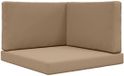 vidaXL Coussin de banc d'extérieur Polyester Taupe 80 x 80 cm