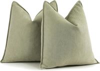 Merkloos Kussenhoezen Set - Decoratieve Kussens - Woonkamer Opfrissen - Zachte Chenille Stof - 55x55 cm - Meerdere Kleuren