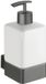 Unyqoos® Distributeur de savon élégant et rechargeable avec fixation murale et design moderne