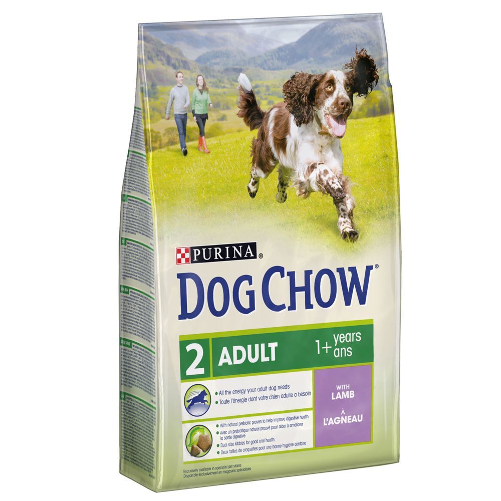 DOG CHOW PURINA® ADULT Lam brokjes 14 kg