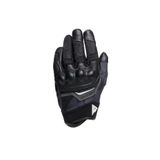 Dainese Ermex-handschoenen, zomermotorhandschoenen voor dames, ademend met mesh-inzetstukken, stijve enkelbeschermers, lederen versterkingen, touchscreen, zwart en wit, maat XL