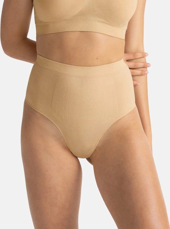 Dorina Absolute Sculpt High Control Corrigerende Hoge String - Beige - XL