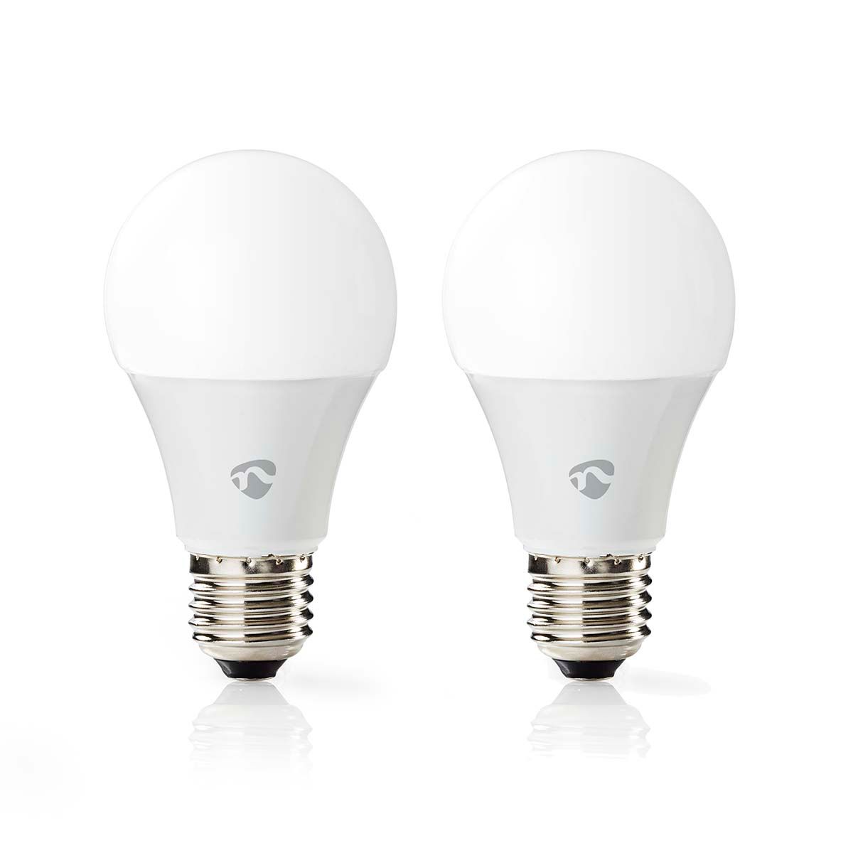 Nedis SmartLife - LED Lamp - E27 - 9W - 806 lm - RGB/Wit - 2 stuks