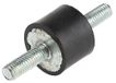 RS PRO Rubberen trillingsdemper, buiten-/buitendraad buffer M6, Ø 20 mm x 15 mm, 60 Shore A, verpakking van 8 stuks