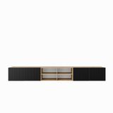 Margaret Hadas24 TV-kast Mio IV 300 cm (artisan + zwart)