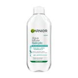 Garnier Salicylic Micellair water met salicylzuur, 58% onvolkomenheden, alles in 1: reinigt en verwijdert make-up, voor vettige huid, dermatologisch en door oogartsen getest, 400 ml