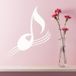Sticker Mural Note De Musique 237x305 Cm Noir