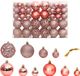 vidaXL Kerstballen 100 st 3/4/6 cm roze en rosé
