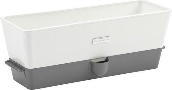 Cole & Mason Self-Watering Herb Keeper Triple - Grey/White