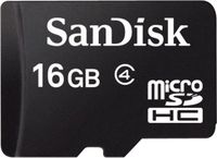 SanDisk 16GB Micro SDHC geheugenkaart klasse 4