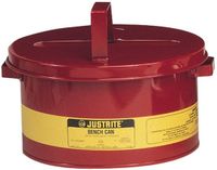 JUSTRITE Veiligheidskannen voor werkbanken 8 liter ROOD