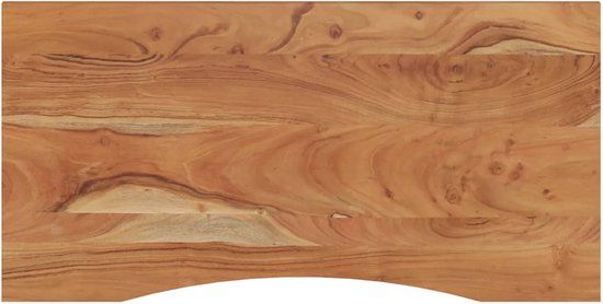 vidaXL Bureaublad rechthoekig 120x60x2,5 cm massief acaciahout