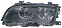 TarosTrade 37-0350-L-2949 koplamp elektrisch zwart met motor tot 2001 links