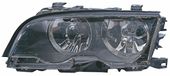 TarosTrade 37-0350-L-2949 koplamp elektrisch zwart met motor tot 2001 links