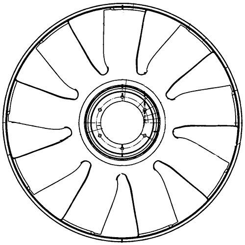 MAHLE CFW 72 000P BEHR PREMIUM LINE Ventilatiewiel