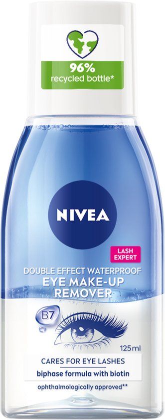 NIVEA Double Effect Waterproof Oogmake-up Remover - 125 ml