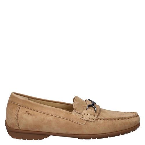 Sioux Cortizia suède mocassins camel