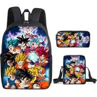 Rugzak SZSMART MODEL Driedelige Dragon Ball Student School Set