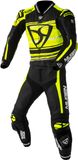 MUGENRACE RC-Max Due Zwart Wit Neon Geel Geperforeerd 2-Delig Motorpak - Racepak