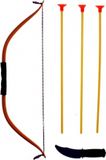 KRÜGER Kruger Fantasy Indianen Boog met 3 Pijlen - Speelgoed Wapen - 40 cm