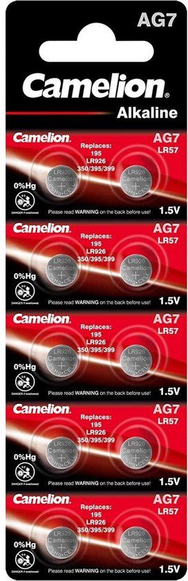 Camelion AG7 Alkaline Batterijen - 10 stuks