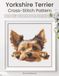 Yorkshire Terrier Cross Stitch Pattern