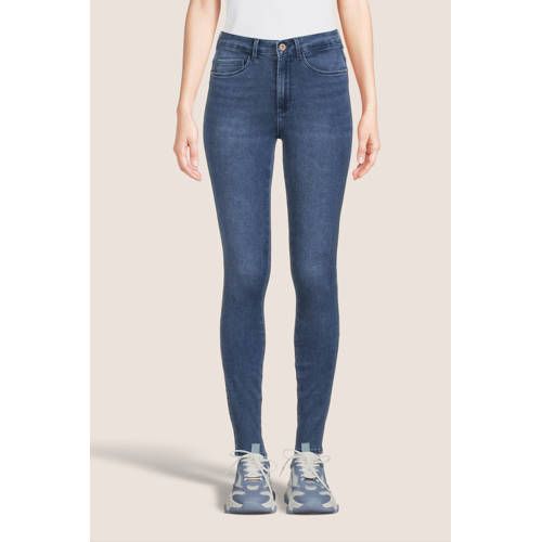 ONLY high waist skinny jeans ONLROYAL medium blue denim regular
