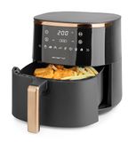 EMERIO Digitale XL heteluchtfriteuse met 4,2 l, AirFryer, koperen editie, frituren zonder extra olie, 8 automatische programma's, Cool Touch, 60°-200°C, timer, snelle opwarming, AF-132735.1