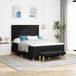 Prolenta Maison Exclusive - Boxspringbed met hoofdeinde, zwart, 200 x 160 cm, gestoffeerd