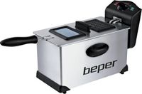 Beper BC.353 Frituurpan - 3.5L, Roestvrij Staal, Cool Touch, Anti-slip