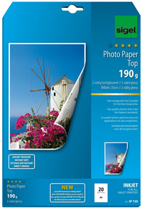 Sigel Inkjet Fotopapier - A4 - Hoogglanzend - 190 grams - 20 vel