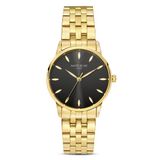 Parte Di Me Orologio rond dames horloge goudkleurig en zwart PDM09044