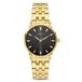 Parte Di Me Orologio rond dames horloge goudkleurig en zwart PDM09044