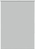 vidaXL Rolgordijn verduisterend 115x130 cm stofbreedte 110,7 cm Lichtgrijs