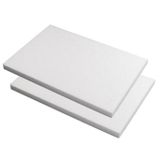 Rayher schuimschijf - 6x - wit - 20 x 30 x 2 cm