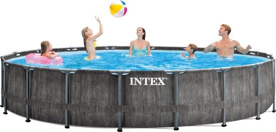 Intex Greywood Prism Frame Pool Set - 549 x 122 cm - Round