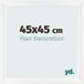 yd. Cadre photo 45x45 cm Blanc Mat MDF Pisa