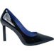 Chaussures pour femmes Le cou avec le talon. Couleur noir