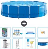 Intex Rond Frame Zwembad - 457 x 122 cm - Blauw