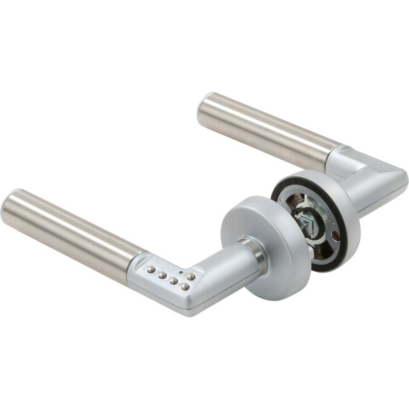 Yale type 8812 linkse deurkruk MET CODE voor binnendeuren - 7332404162750
