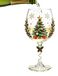 Verres à vin rouge festifs rouges 300ml