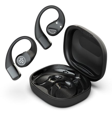 JLab Open Sport True Wireless Earhook Headphones - Black